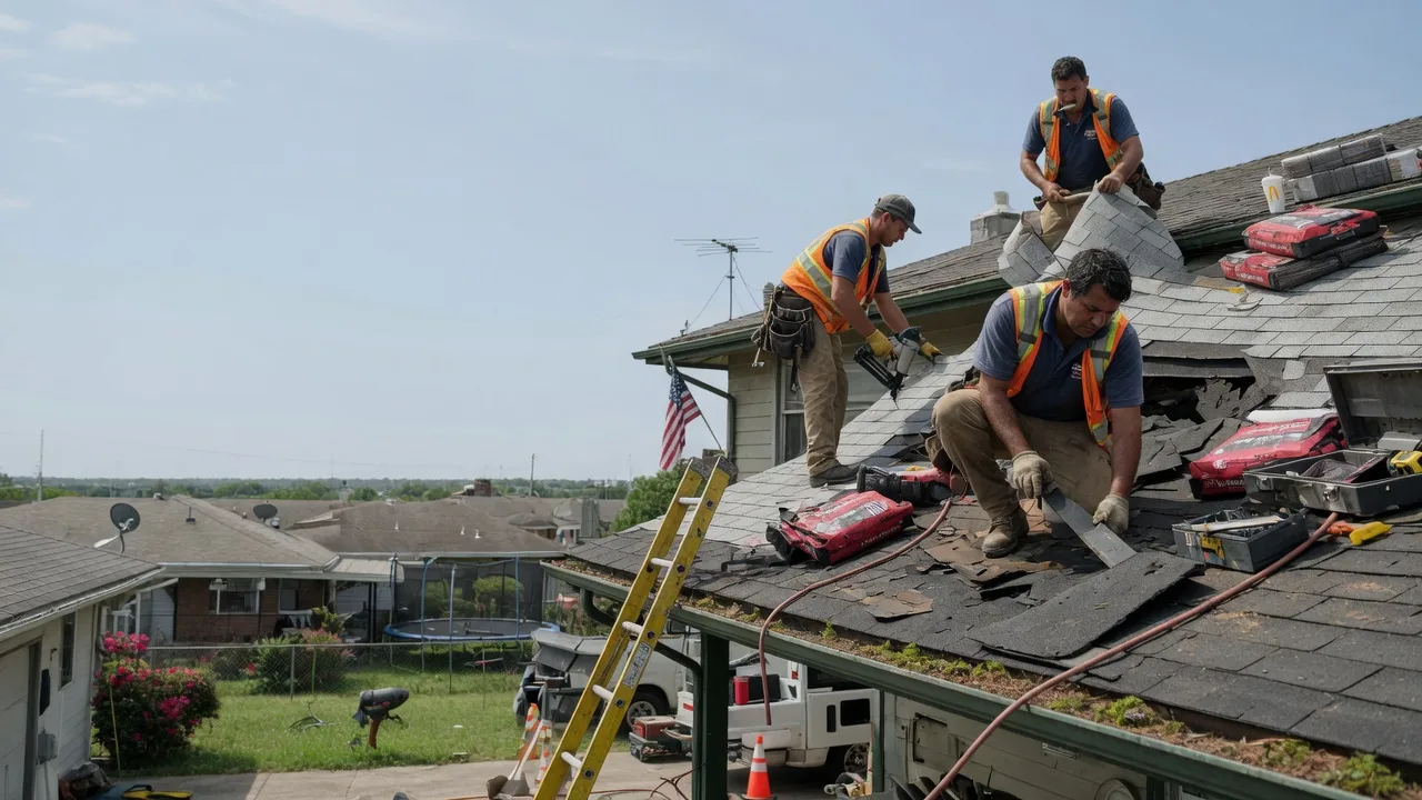 Roof Repair in Strang, OK near me